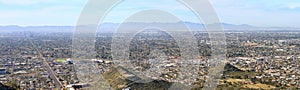 Aerial view of Arizona Capital City of Phoenix from South Mountain