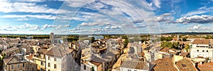 Aerial view of Arles, France photo