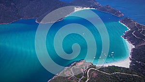 Aerial view of Arraial do Cabo beach, Rio de Janeiro, Brazil