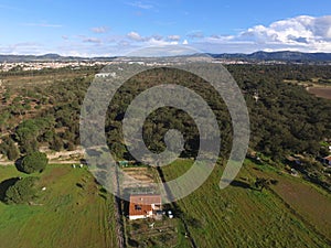 Aerial View ArrÃÂ¡bida Farm photo