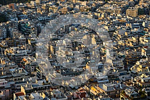 Aerial view of Athens, Greece