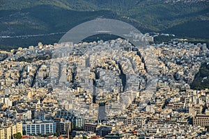 Aerial view of Athens, Greece