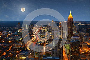 Aerial View of Atlanta