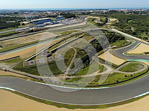 Aerial view from Autodromo do Estoril,Portugal