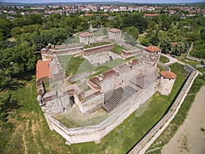 Aerial view of Baba Vida fortress, Vidin, Bulgaria