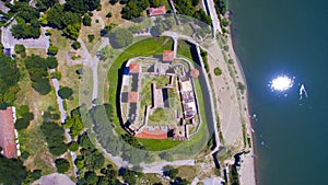 Aerial view of Baba Vida fortress, Vidin, Bulgaria photo