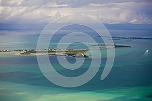 Aerial view of bahamas photo