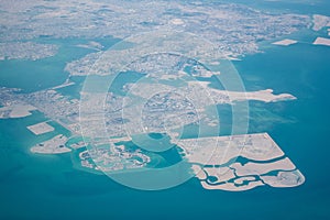 Aerial view of Bahrain