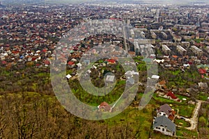 Aerial View of Baia Mare, Romania