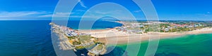 Aerial view of Baleal peninsula in Portugal