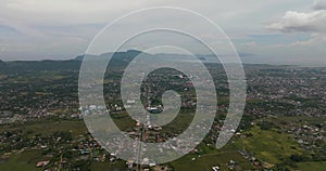 Aerial view of Banda Aceh, Sumatra, Indonesia.