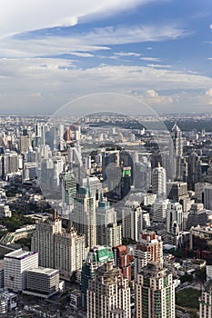 Aerial View of Bangkok from Baiyoke Tower