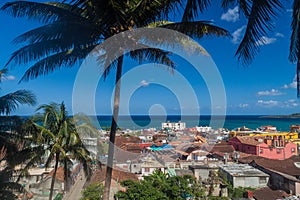 Aerial view of Baracoa, Cu