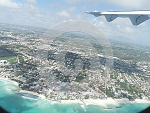 Aerial View of Barbados