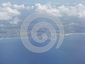 Aerial View of Barbados