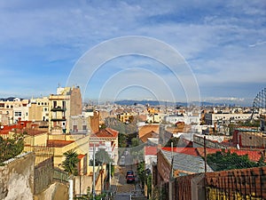 Aerial view of Barcelona