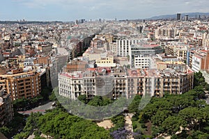 Aerial view Barcelona