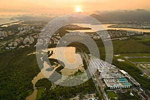 Aerial View of Barra da Tijuca