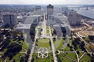 Aerial view of Bator Rouge