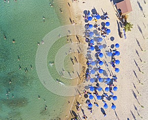 Aerial view beach, Protaras, Cyprus