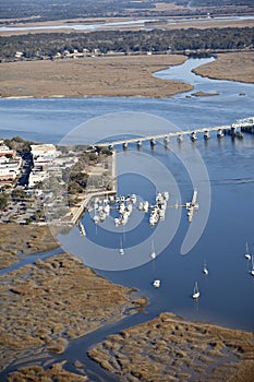 Aerial view of beaufort