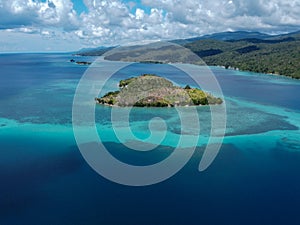 Aerial View of Beautiful Island in Kei