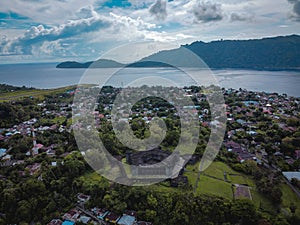 Belgica Fort in Banda Naira Island, Central Maluku photo