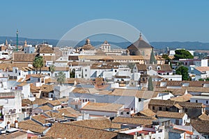 Aerial view from Bell Tower of Mezquita in Cordoba photo