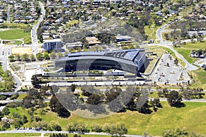 Aerial view of Ben Chifley Building Canberra