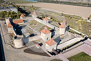 Aerial view of Bendery (Bender; Tighina) Ottoman fortress, Unrecognised Transnistria (Moldova).