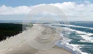 Aerial view of Benson Beach