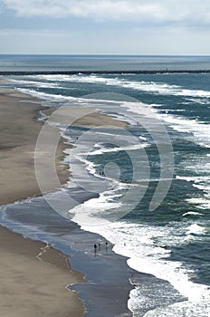 Aerial view of Benson Beach