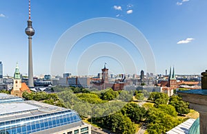 Aerial view of Berlin, Germany