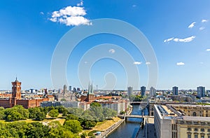 Aerial view of Berlin, Germany