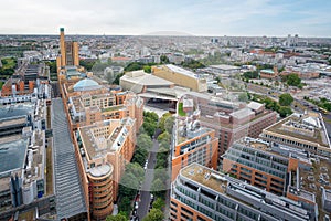 Aerial view of Berlin with Theater at Potsdamer Platz - Berlin, Germany