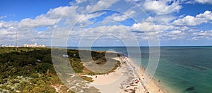 Aerial view of Bill Baggs Cape Florida State Park