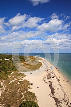 Aerial view of Bill Baggs Cape Florida State Park