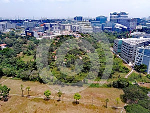 Aerial view of Biopolis