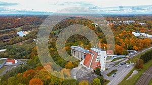 Aerial View of the Bobsleigh and Skeleton Track Luge Track Sigulda