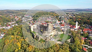 Aerial view of Bolkow Castle