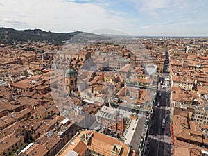 Aerial view of Bologna