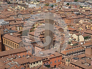 Aerial view of Bologna