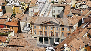 Aerial view of Bologna