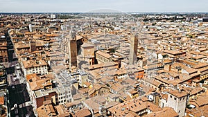 Aerial view of Bologna