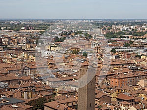 Aerial view of Bologna