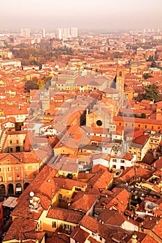 Aerial View of Bologna City