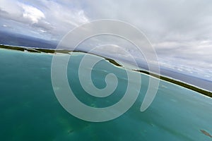 Aerial view on Bora Bora