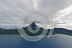 Aerial view on Bora Bora