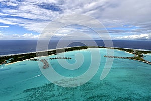 Aerial view on Bora Bora