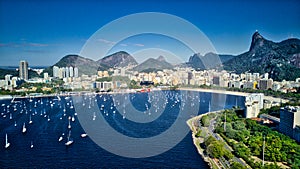 Aerial View of Botafogo and Urca